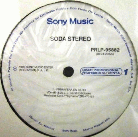 Soda Stereo : Primavera En Cero